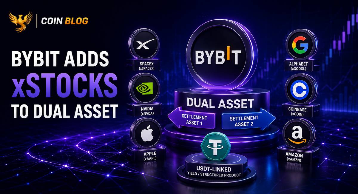 Bybit добавила токенизированные акции в Dual Asset cover image