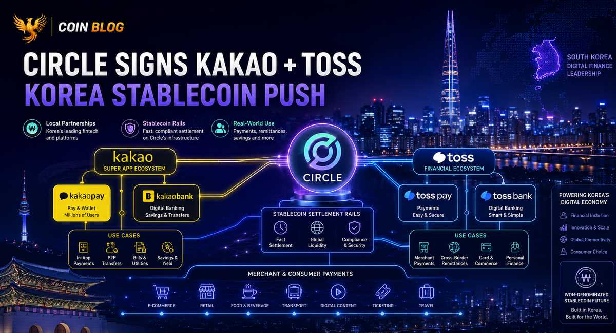 Circle заключила соглашения с Kakao и Toss в Южной Корее cover image
