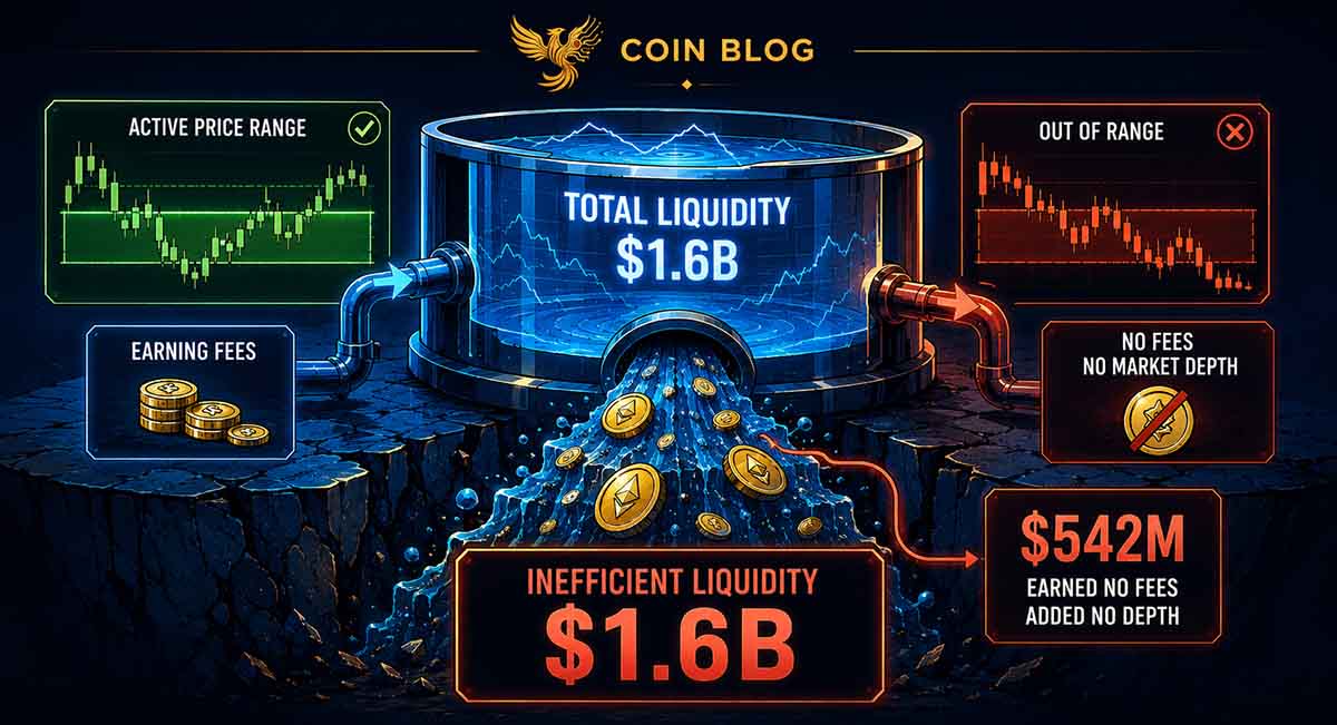 В DeFi обнаружили $1,6 млрд неэффективной ликвидности cover image