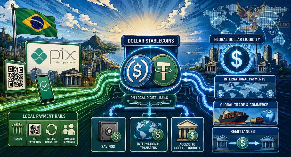 Долларовые stablecoins заняли заметную роль в платежах Бразилии cover image