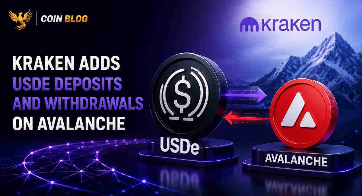 Kraken adds USDe deposits and withdrawals on Avalanche cover image