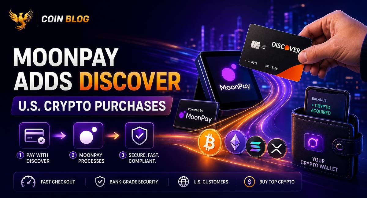 MoonPay добавила карты Discover для покупки криптовалюты в США cover image