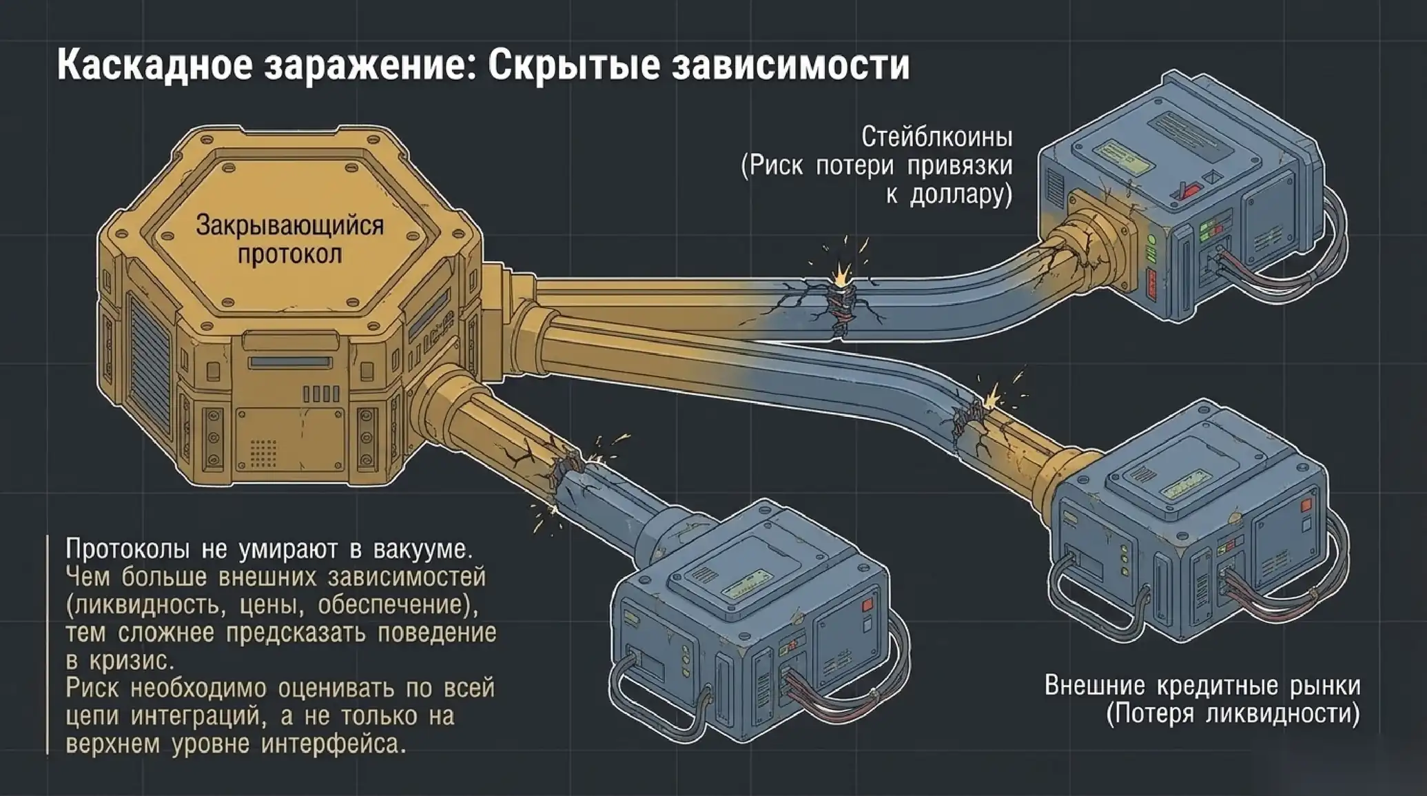 Зависимость от внешних протоколов