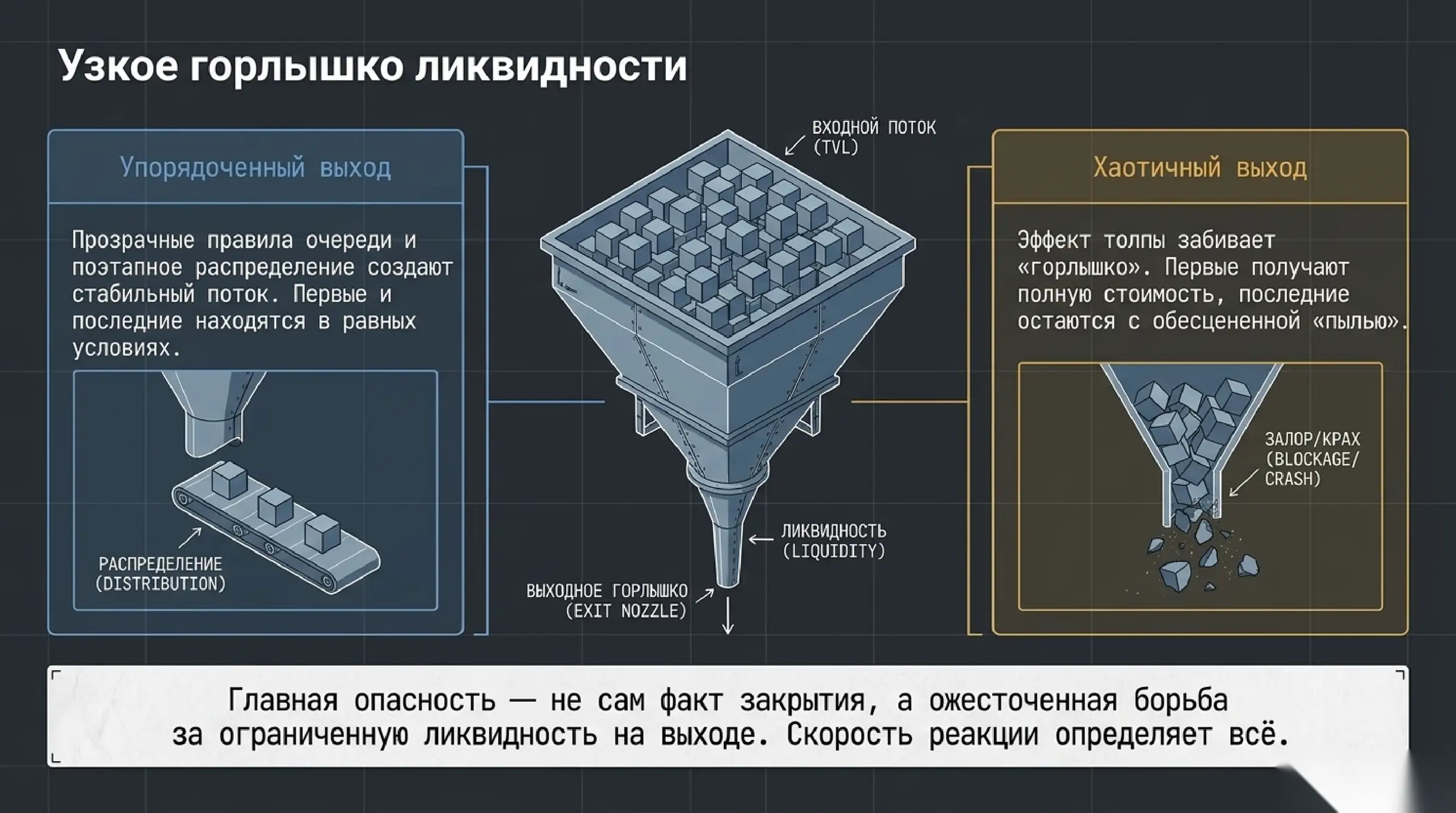 Ликвидность и очередь на выход