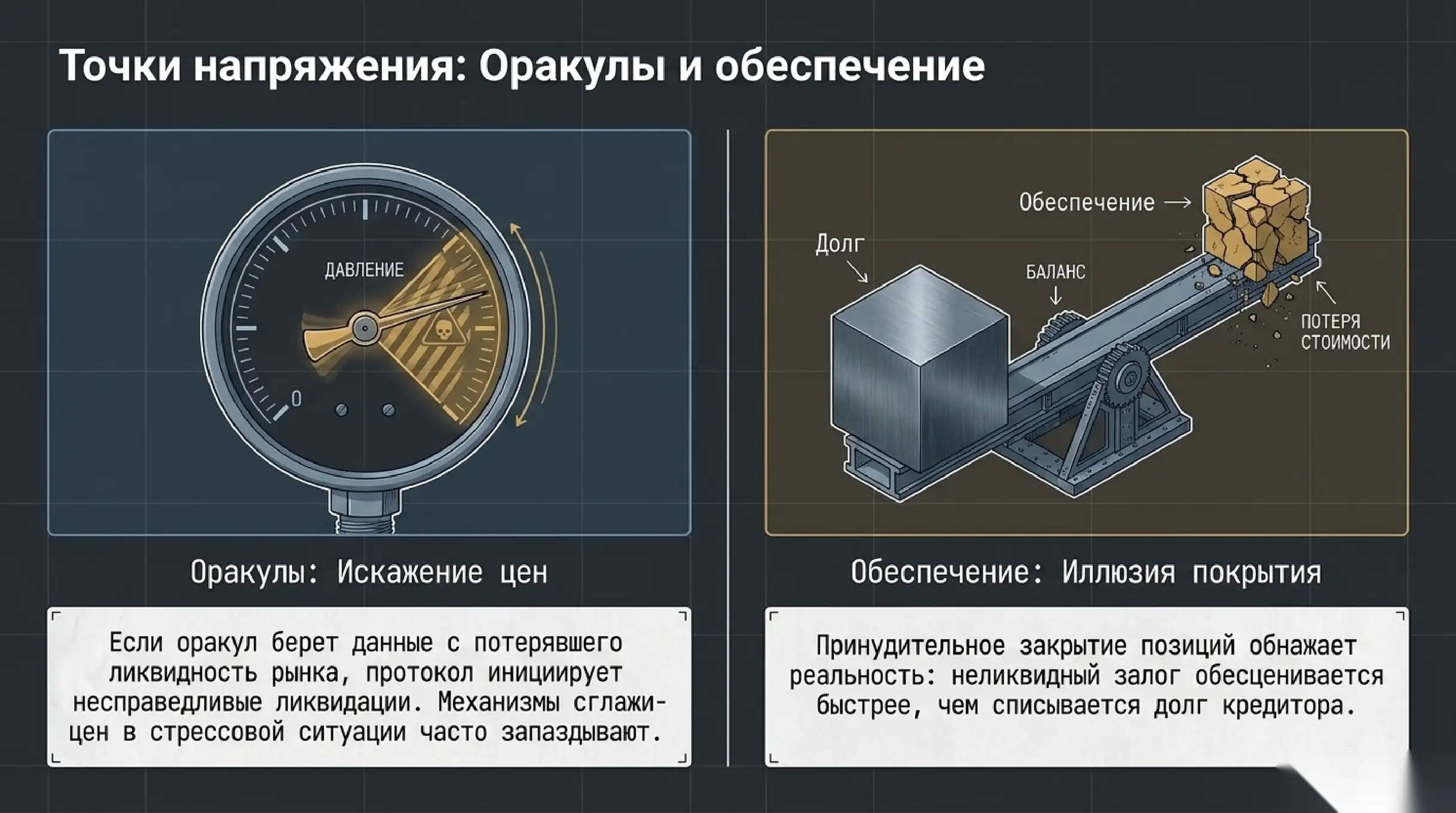 Оракулы и цены в момент закрытия