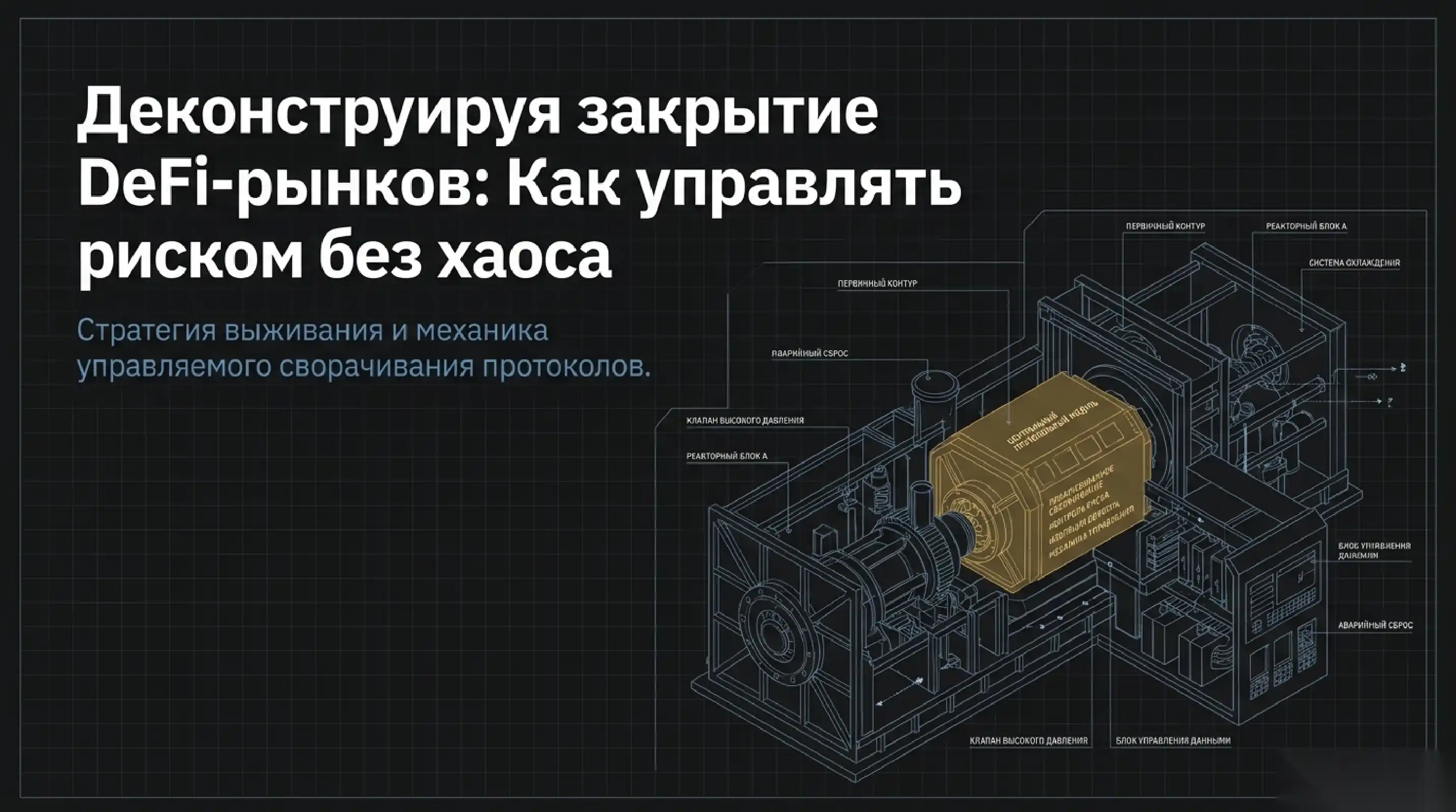 Сворачивание DeFi-рынка: как закрывать риск без хаоса