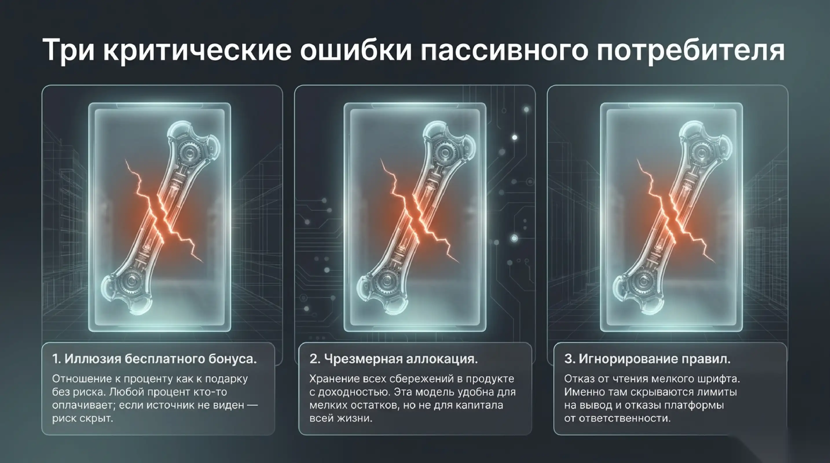 Типичные ошибки пользователя