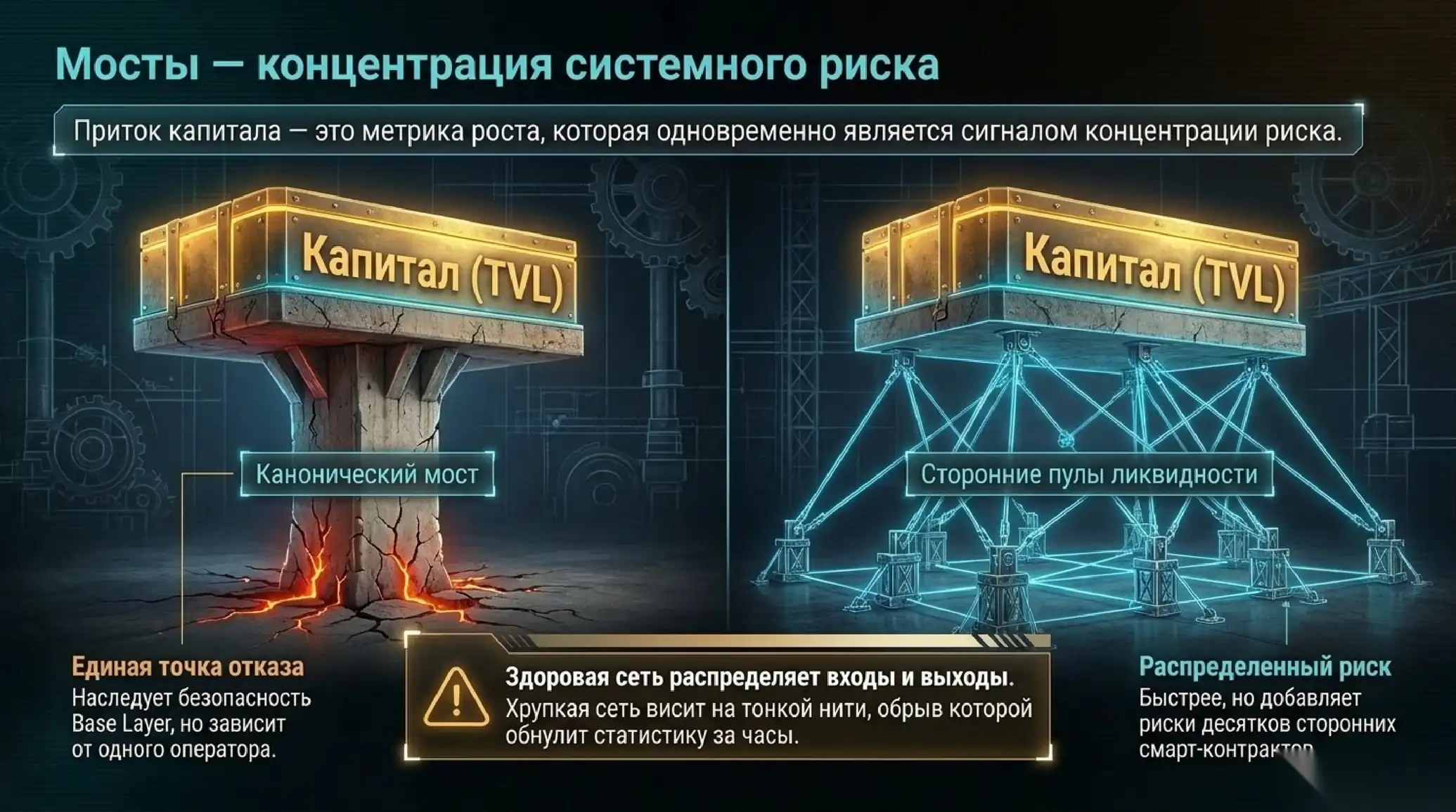 Мосты как самое слабое место