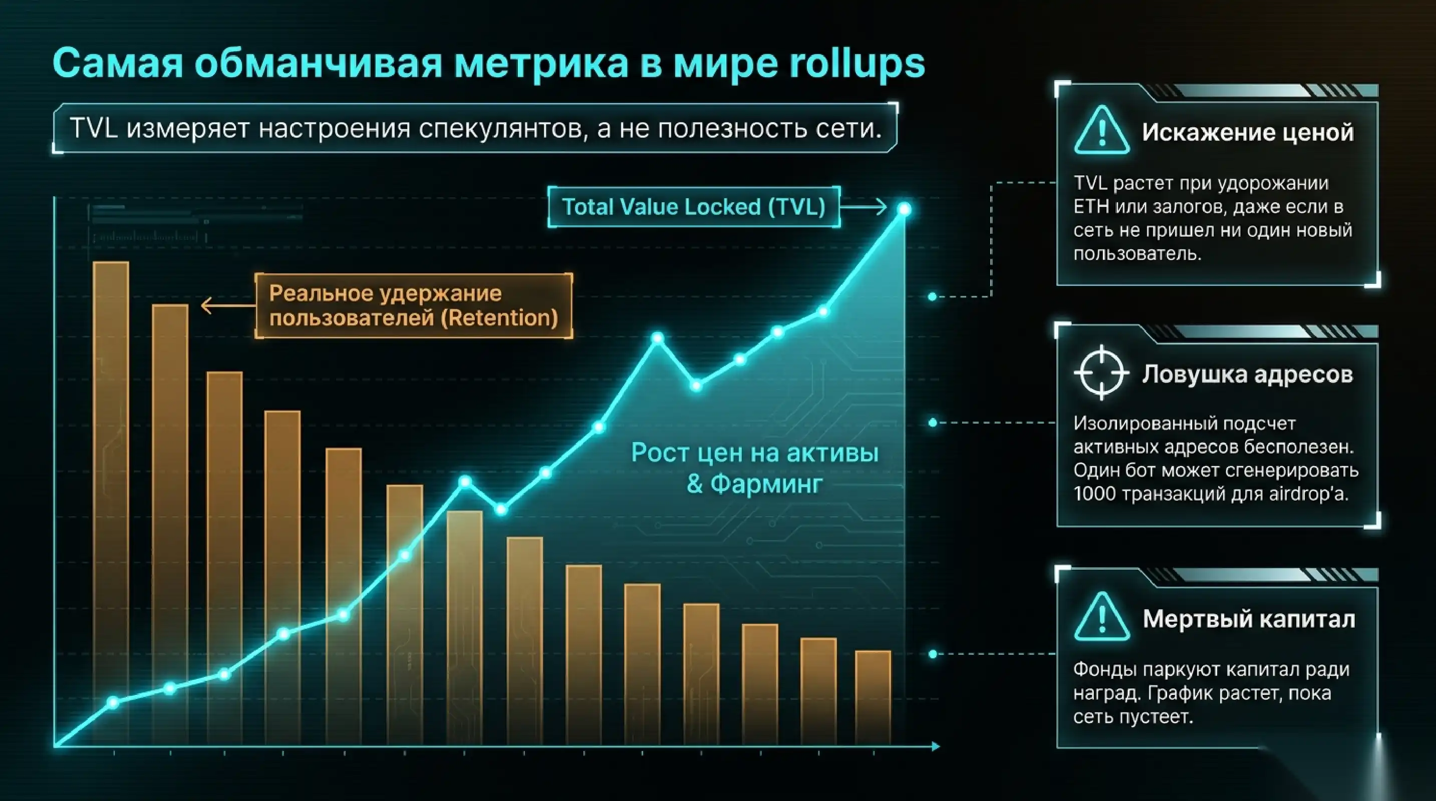 Почему TVL врёт первым