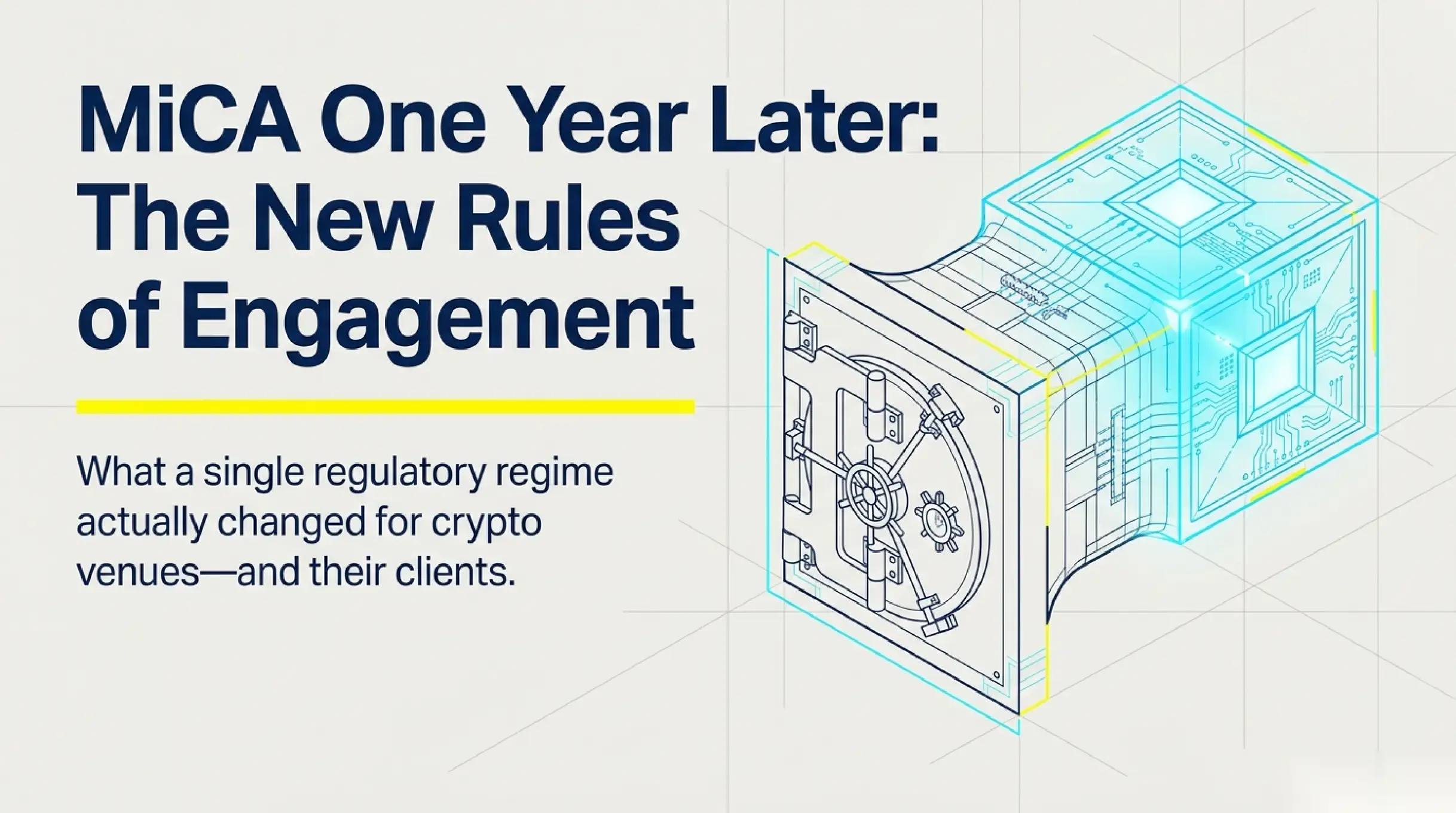 MiCA One Year Later: What a Single Regime Changed for Crypto Venues