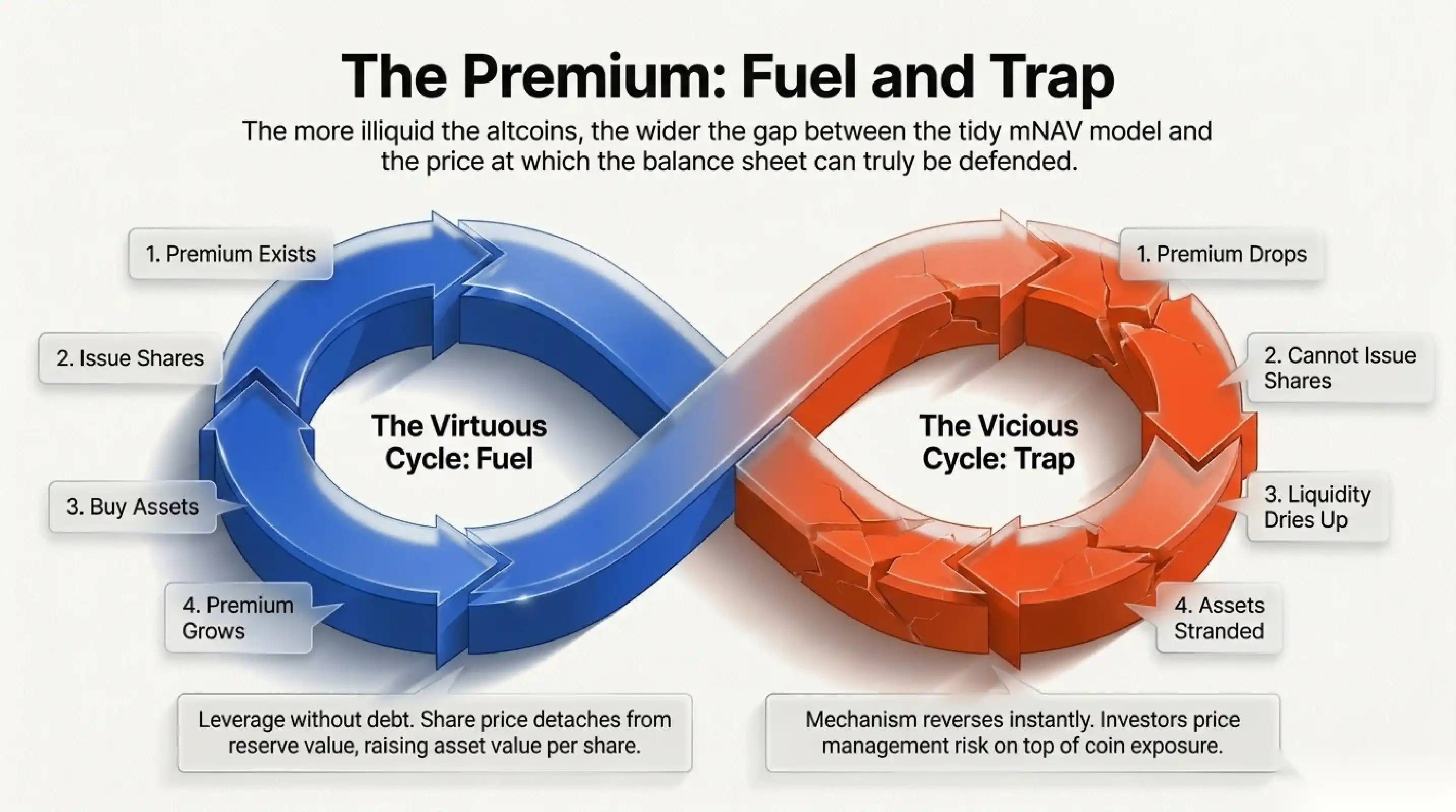 The premium as fuel and as a trap