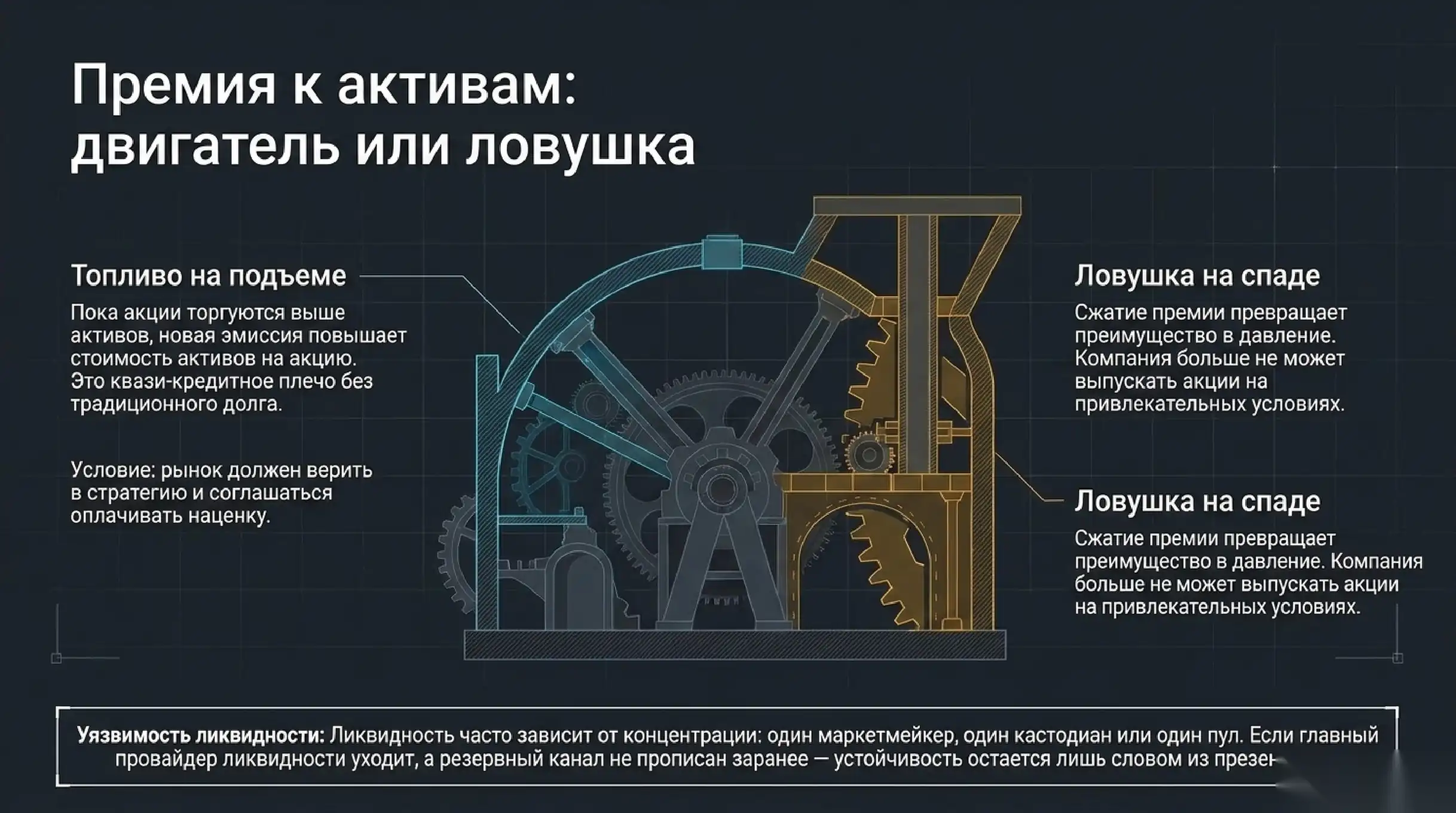 Премия как топливо роста и источник падения