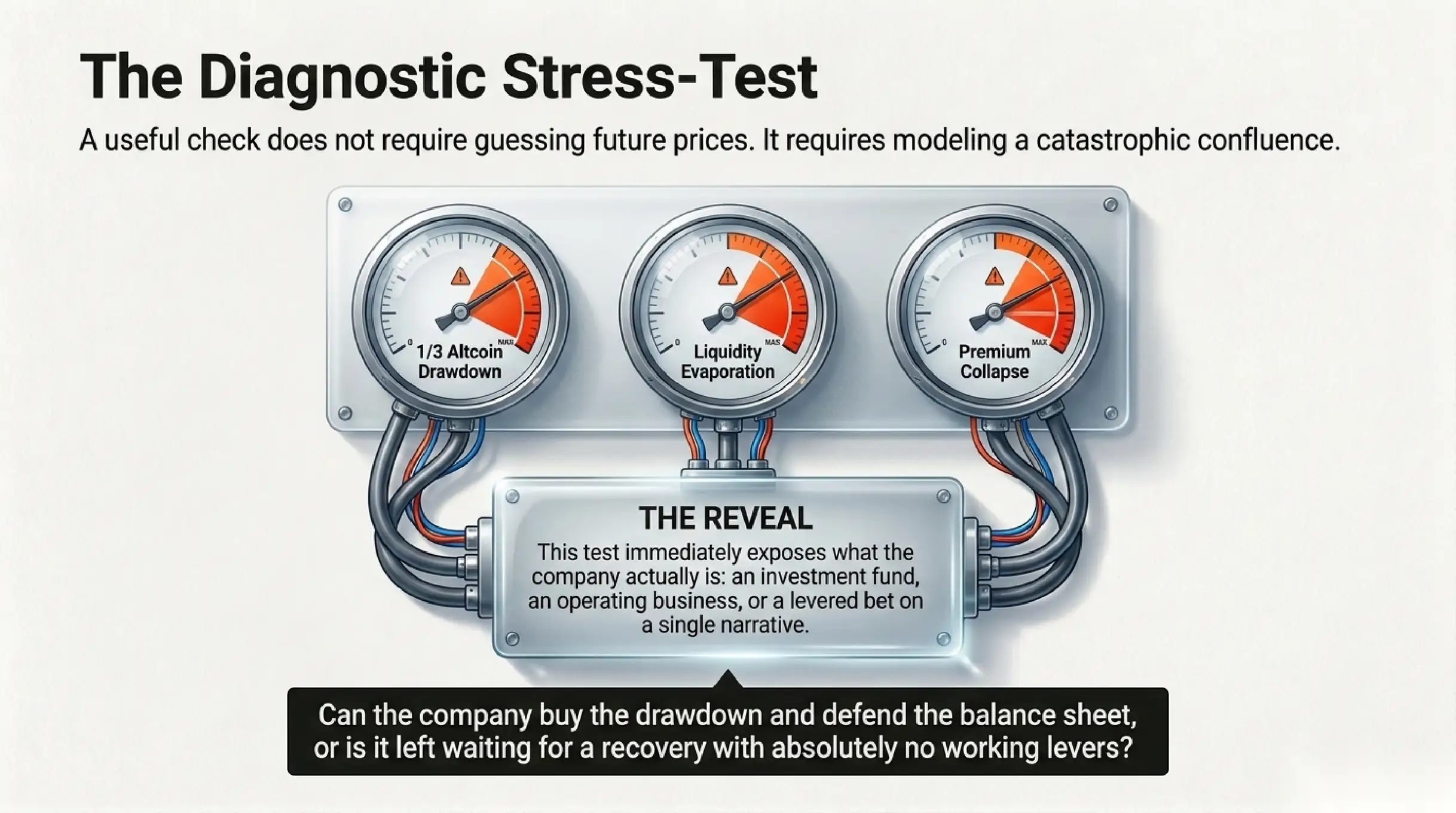 A stress scenario instead of a forecast