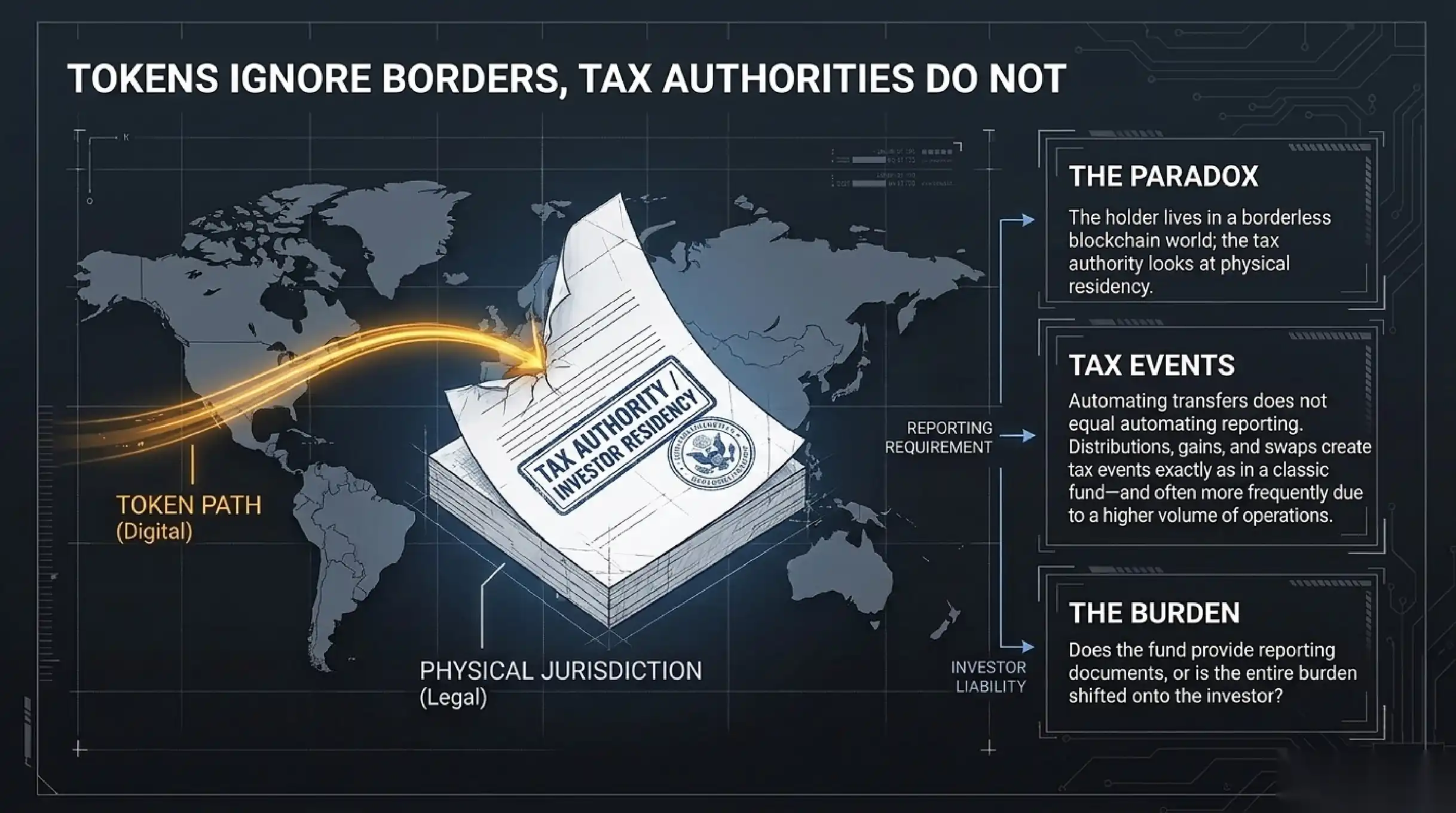 Taxes and reporting do not disappear