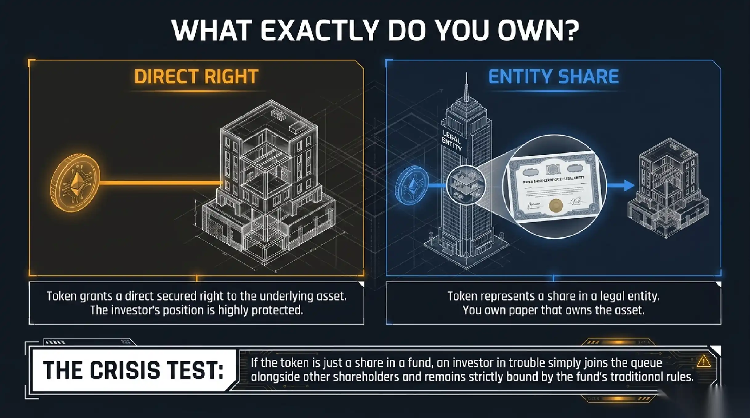 What is actually tokenized