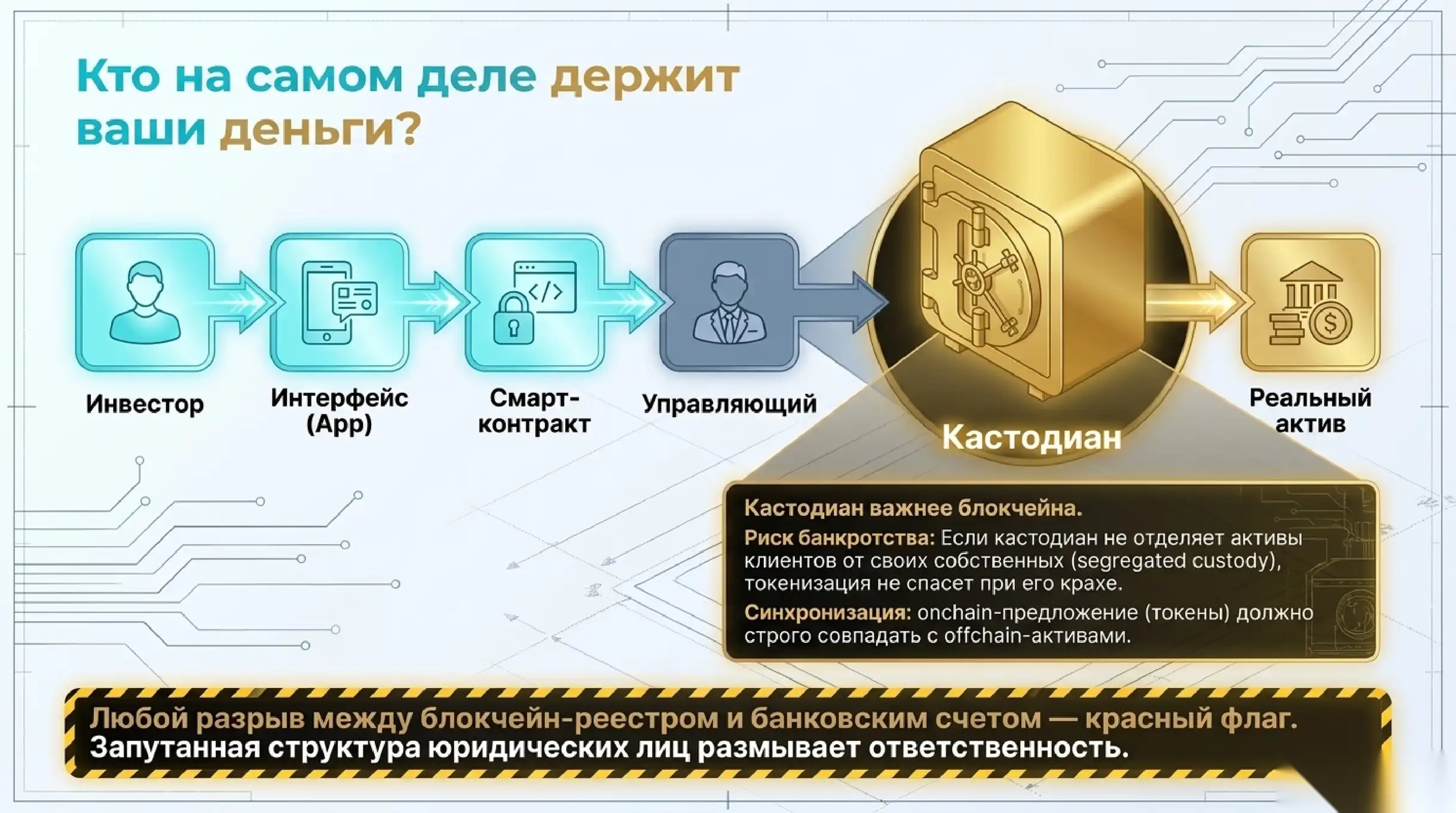 Кастодиан и кто держит настоящие активы